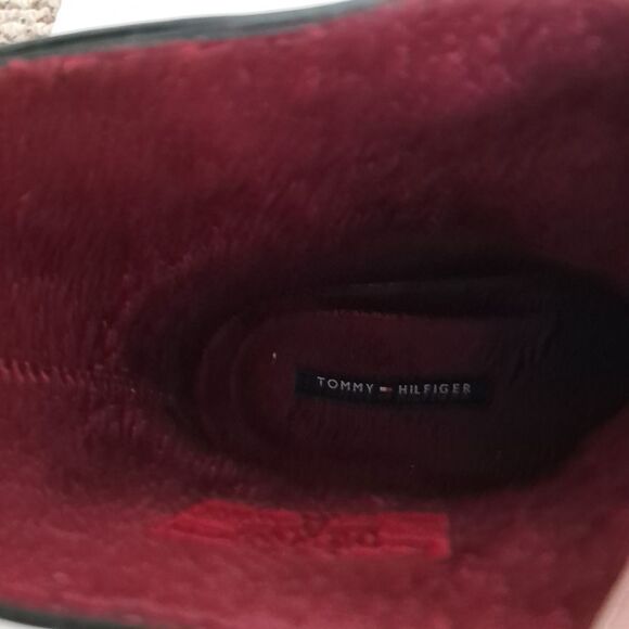 Tommy Hilfiger Boots Women's 7 Rubber Rain Waterproof Lace Up Classic Elegant - Picture 4 of 7